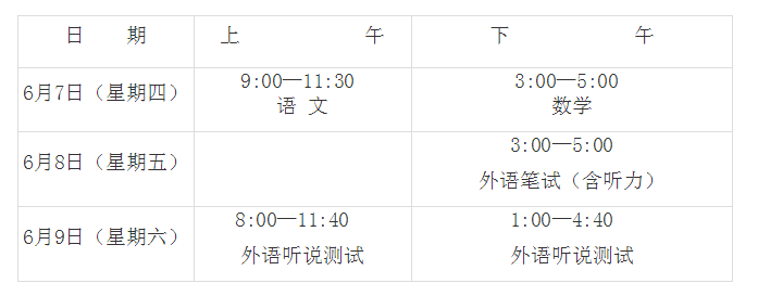 考试院发布高考重要提醒，考场规则、注意事项